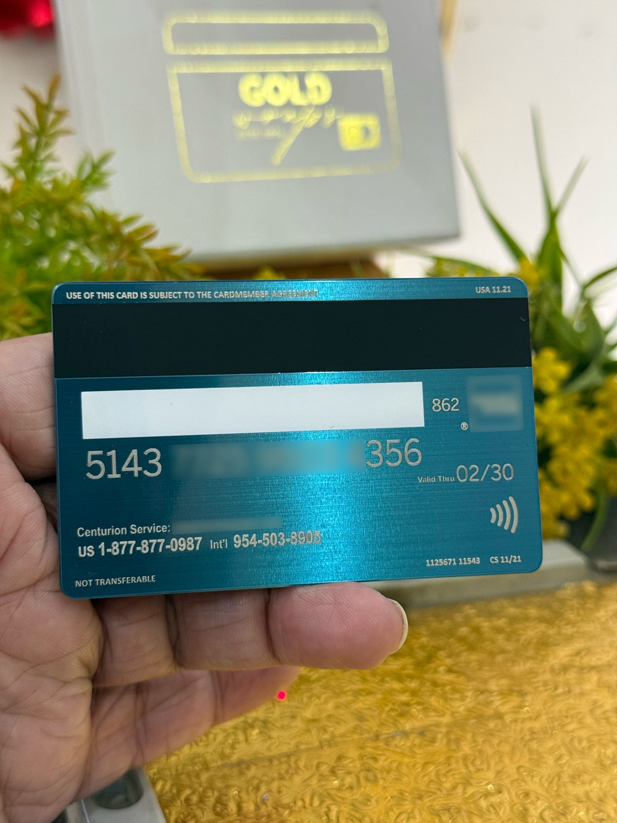 Blue AMEX