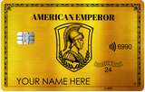 24K Gold American Express metal card with ultra-luxury gold finish for elite international clients