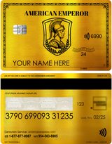 High-end 24K Gold American Express metal card designed for premium global banking and executive clients