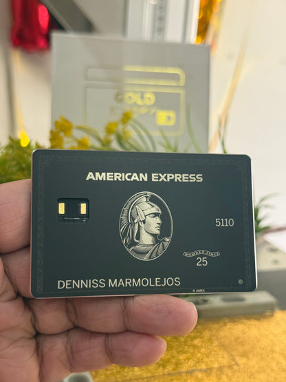 Tap to Pay AMEX Black Centurion Card