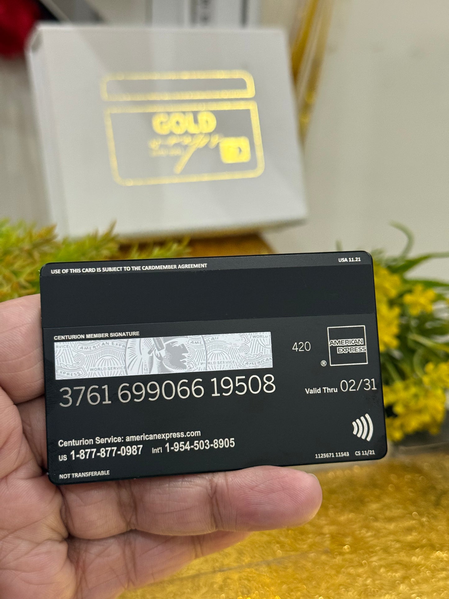 Schwarze Centurion AMEX