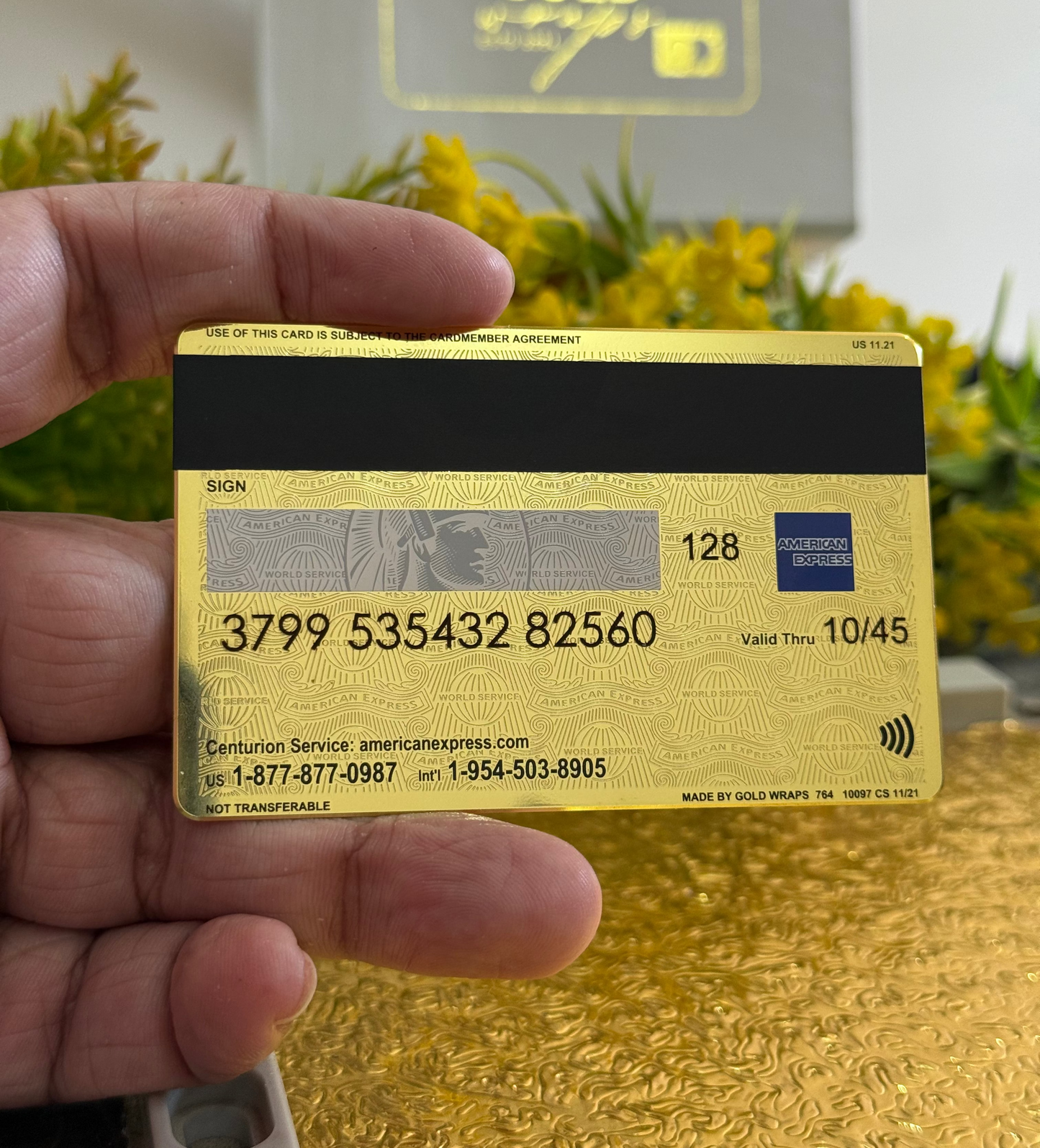 24K Gold AMEX