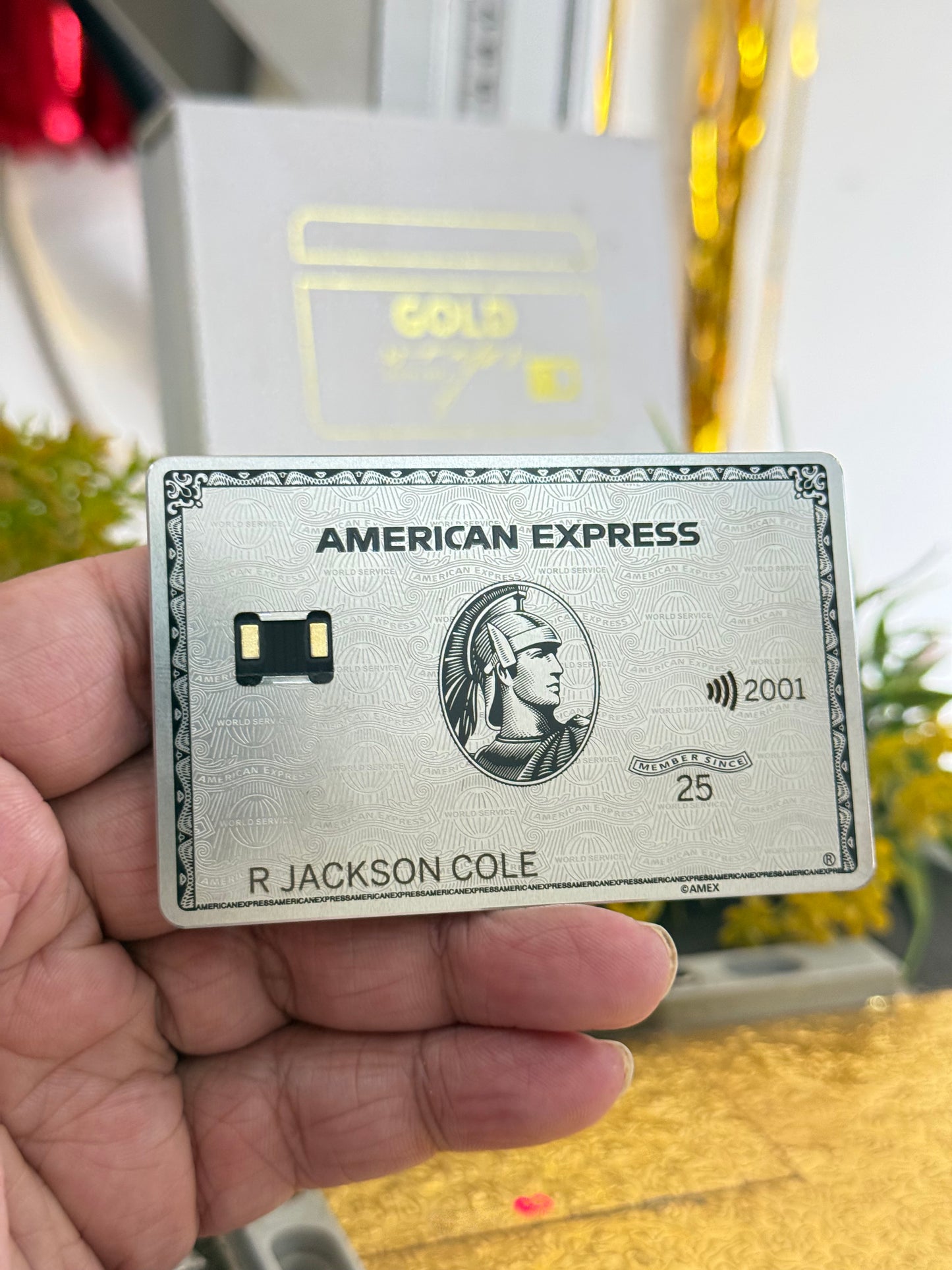 Tap to Pay AMEX Platinum Card