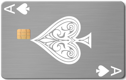 Exclusive Ace of Spades metal card featuring high-end engraved metal card finish for global collectors