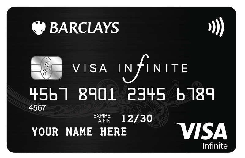 Premium Barclays metal card with sleek luxury banking design