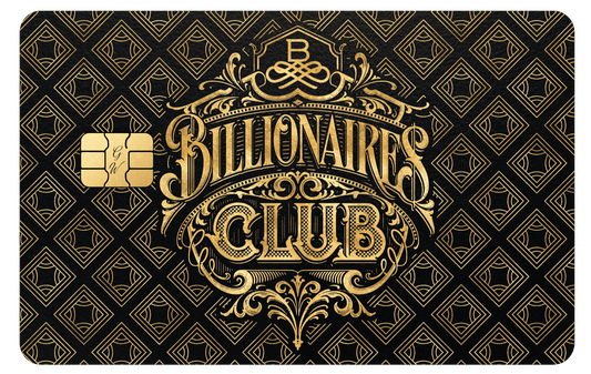 Billionaires Club metal card with ultra-luxury design for elite international clients