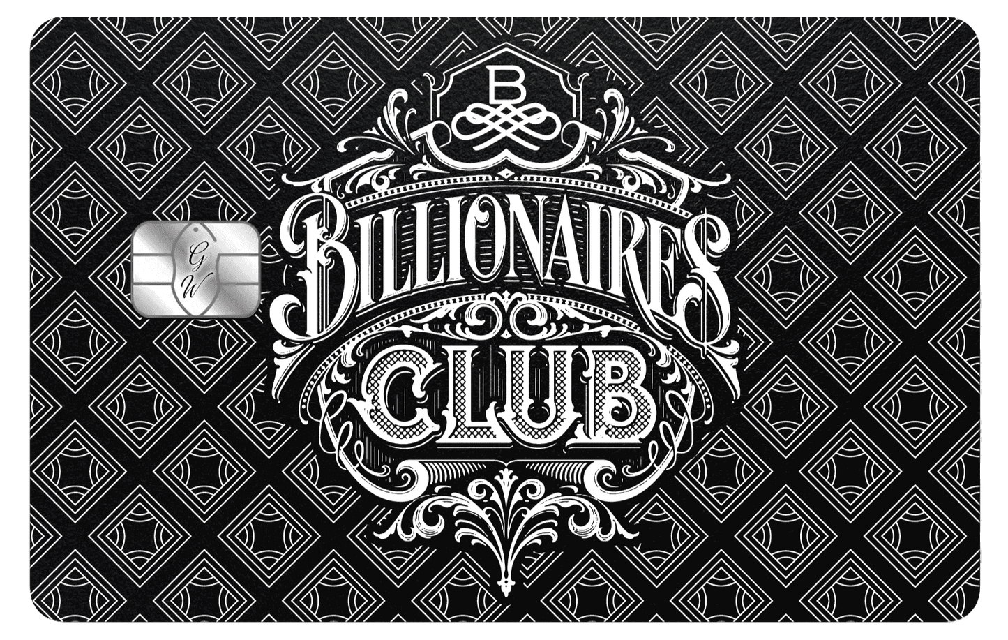 Premium Billionaires Club metal card crafted for high-net-worth individuals