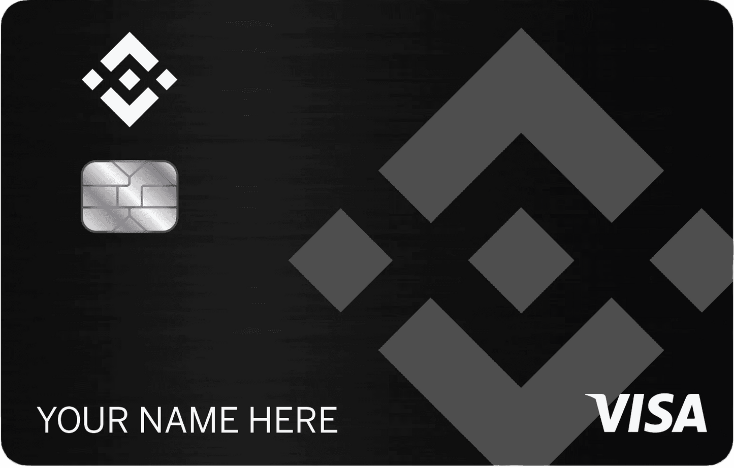 Luxury Binance metal card featuring sleek crypto-inspired styling
