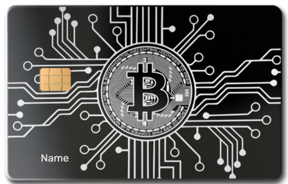 Elite Bitcoin metal card with engraved metal card details and luxurious international design