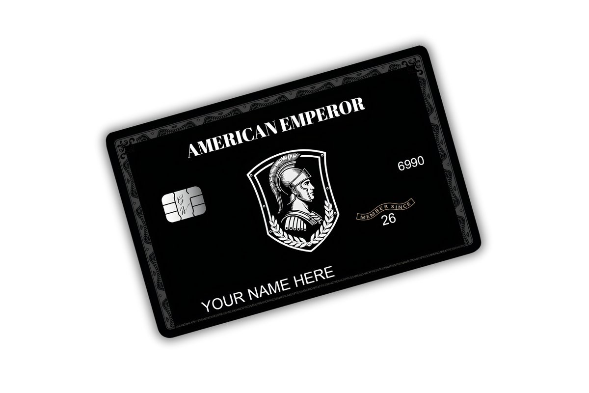 Black Centurion American Express metal card showcased in hero section with sleek luxury design and premium craftsmanship for elite international clients