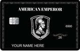 Black Centurion American Express metal card with sleek luxury design for elite international clients