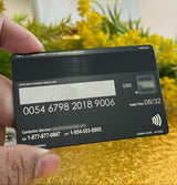 Exclusive Black Centurion American Express metal card with sophisticated modern luxury finish