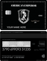 High-end Black Centurion American Express metal card designed for premium global banking and executive clients