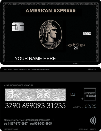 Schwarze Centurion AMEX