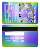 Luxury Charizard metal card featuring engraved metal card details and high-end international color variations