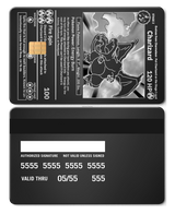 Luxury Charizard metal card featuring sleek engraved metal card styling and unique color variation for elite clients