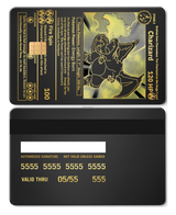 Exclusive Charizard metal card with sophisticated metal card finish and premium color design for global collectors