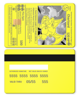 High-end Charizard metal card with premium metal card construction and elite international color variations