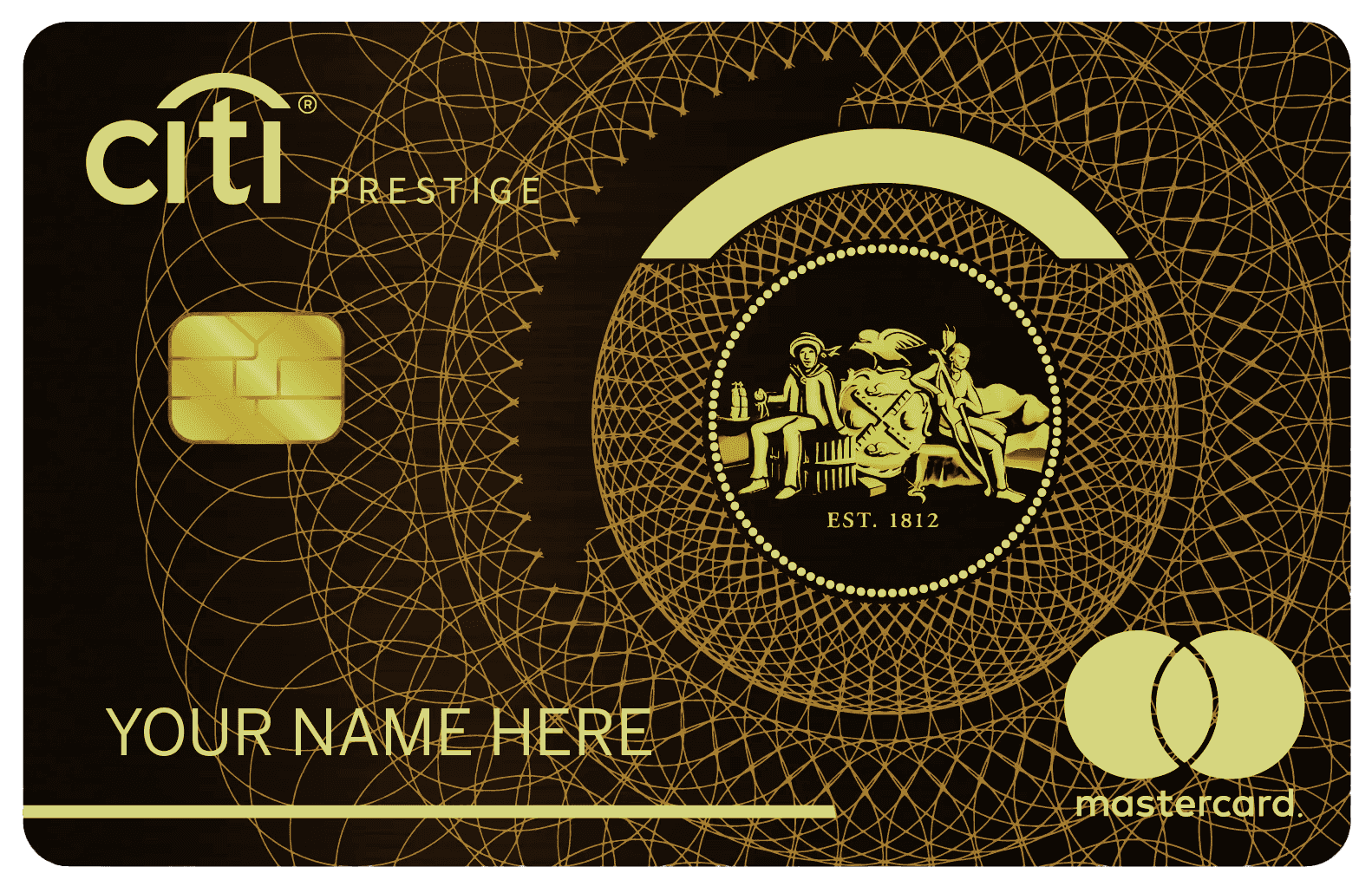 Luxury Citi metal card featuring sleek high-end professional styling