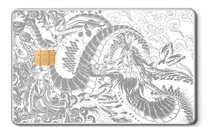 Exclusive Dragon of the East metal card with premium metal card craftsmanship and vibrant luxury color options for global collectors