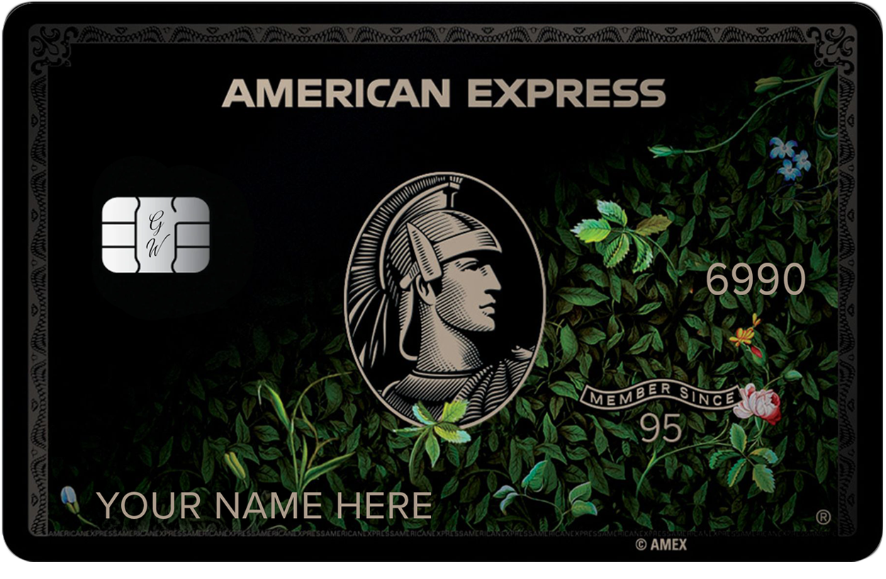 Floral Black AMEX
