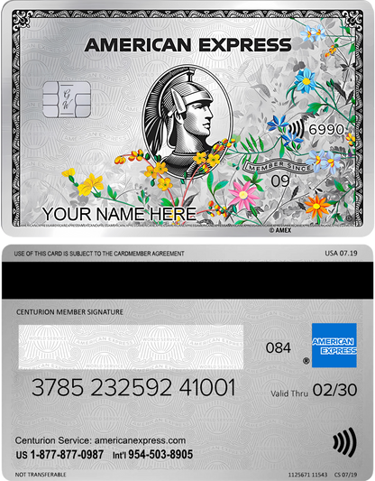 Flowers Platinum AMEX