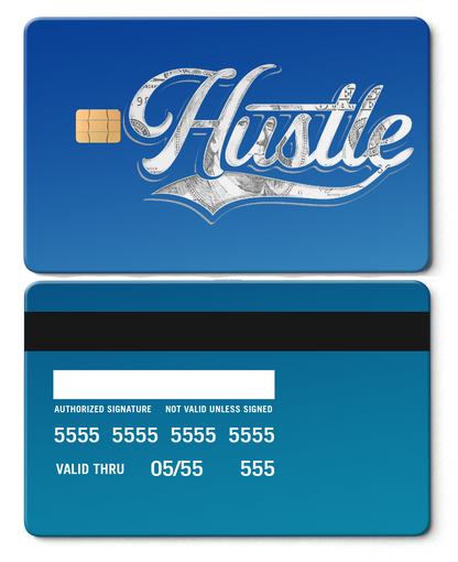 Elite Hustle $ metal card featuring engraved metal card details and luxury international color appeal