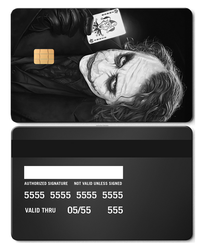 Exclusive Joker metal cards with intricate artwork, premium custom metal cards for global buyers