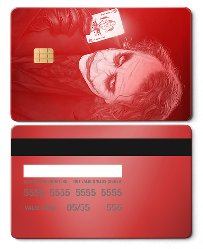 Premium Joker metal cards with luxury engraved design, high-quality custom metal cards for collectors
