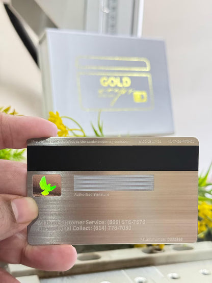 Exclusive JP Morgan Reserve metal card designed for premium banking clients