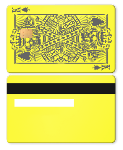 Ultra-premium King of Spades metal cards with custom engraved design, luxury metal cards for international markets