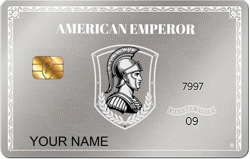 Mirror Platinum AMX metal card with ultra-luxury reflective finish for elite international clients