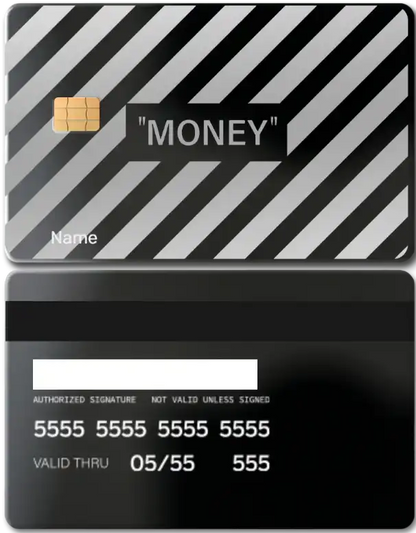 Luxury edition Money metal card with detailed engraving, high-quality metal card for collectors