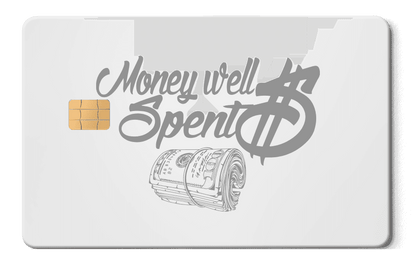 Money Well Spent metal card with premium luxury design for elite international clients