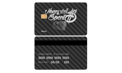 High-end Money Well Spent metal card designed for premium global collectors