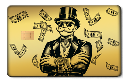 Premium Monopoly Boss metal cards with luxury engraved design, high-end custom metal cards for international collectors