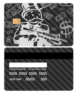 Elite Monopoly Man metal cards with meticulous finishing, premium custom metal cards for international buyers