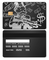 Exclusive Monopoly Man metal cards with sophisticated engraved artwork, premium custom metal cards worldwide