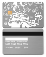 Exclusive luxury Monopoly Man metal cards with premium engraving, elite custom metal cards for international markets