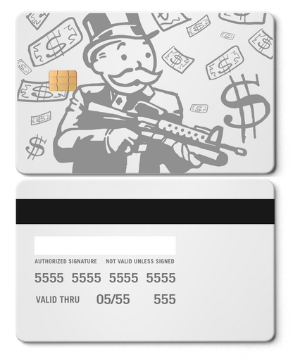 Exclusive Monopoly Man metal cards with premium metal finish, luxury custom metal cards for global buyers