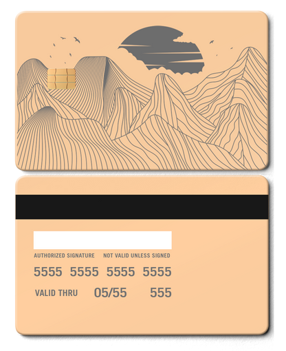 High-end Mountain Line metal cards designed as collector showpieces, luxury custom metal cards globally