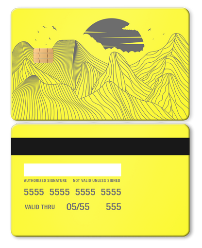 Ultra-premium Mountain Line metal cards with luxurious engraved design, elite custom metal cards for global buyers