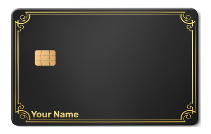Premium Name Only metal card with minimalist luxury design, high-end custom metal card for international collectors
