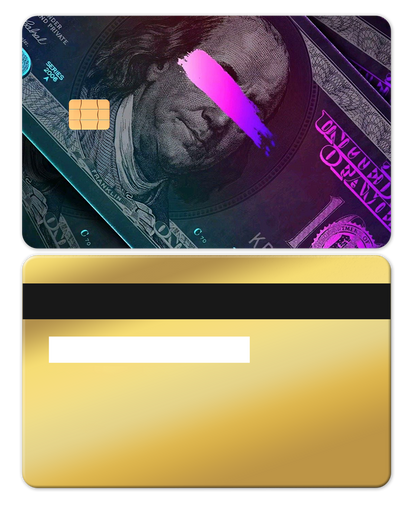 Elite Neon Franklin metal card with meticulous finishing, premium custom metal card for international buyers