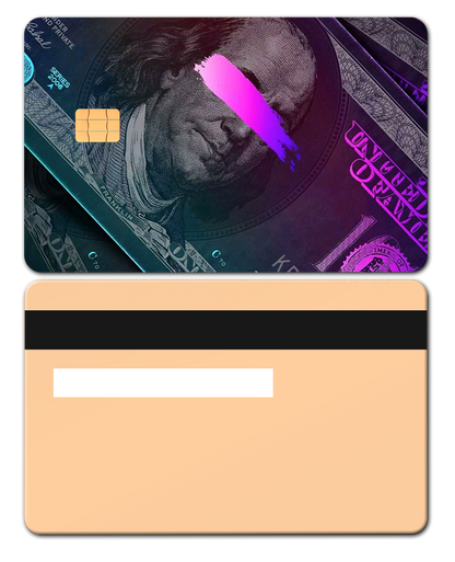 Exclusive Neon Franklin metal card with premium metal finish, high-end custom metal card for international buyers