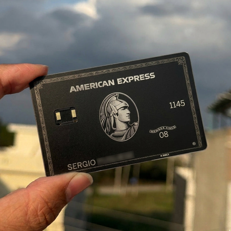 Tap to Pay AMEX Black Centurion Card
