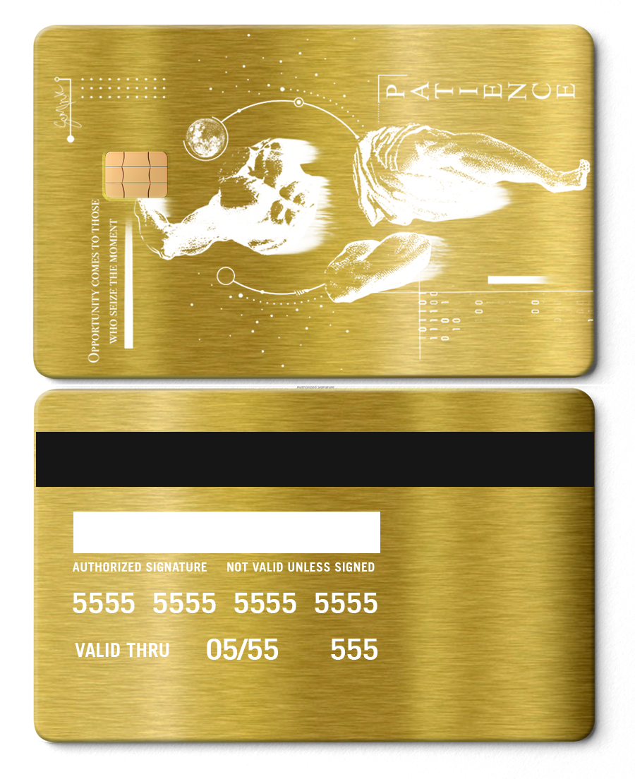 Exclusive luxury Overpowered metal card with premium engraving, elite custom metal card for international markets