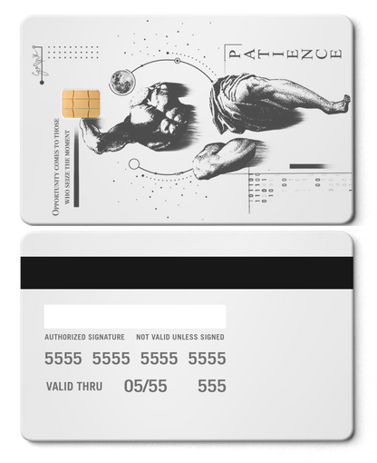 Exclusive Overpowered metal card with premium metal finish, high-end custom metal card for international buyers