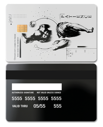 High-end personalized Overpowered metal card with precision engraving, luxury metal card for collectors