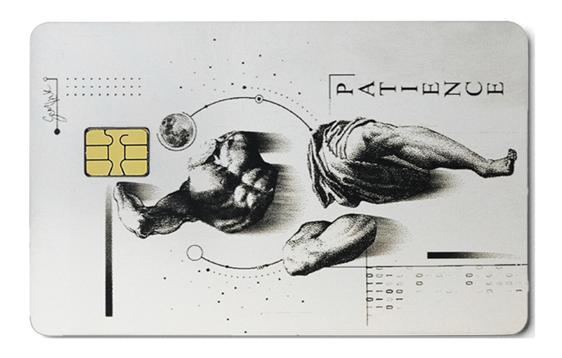 Premium Overpowered metal card with luxury engraved design, high-end custom metal card for international collectors